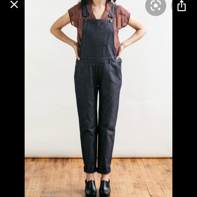 Bridge & Burn Murray Denim Pinstripe Overalls